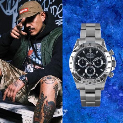 Rapper Noyz Narcos spotted wearing Rolex 